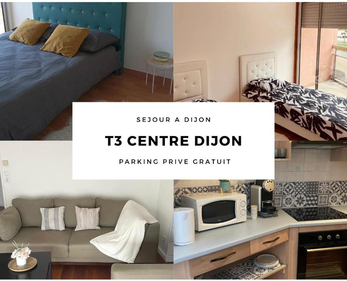 דיז'ון Appartement 2 Chambres Avec Parking Prive Gratuit מראה חיצוני תמונה